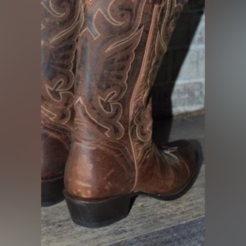 JB Tillman Cowgirl boots, worn once and got scuffed in storage